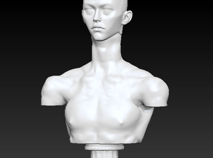 boy-manikin-broad chest-  also for 2019 boys 3d printed Broad Chest boy (manikin) - only includes the chest, can be assembled in to a full Wig Stand boy manikin

