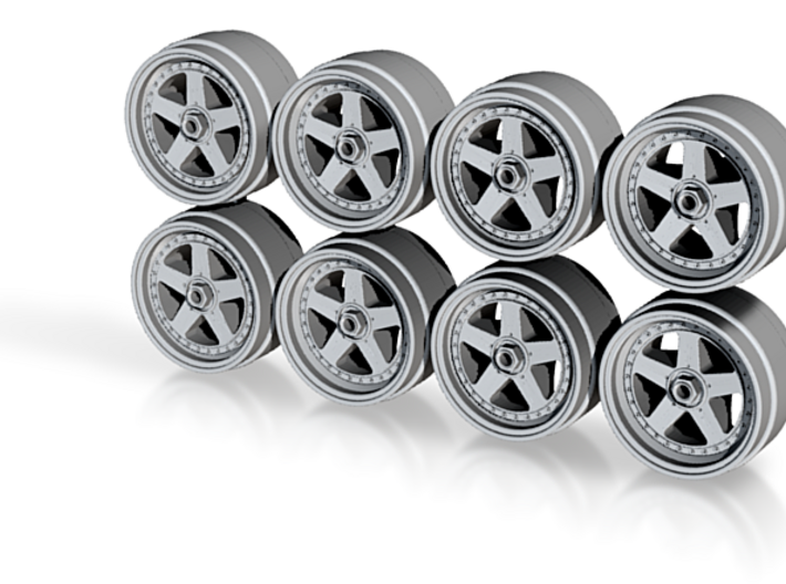 Castrol TOM'S Supra Hot Wheels Rims 3d printed