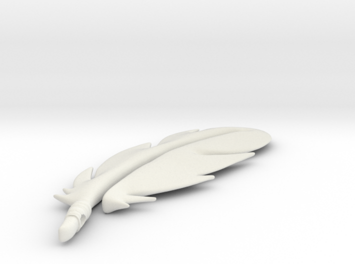 Lucky Feather 3d printed 