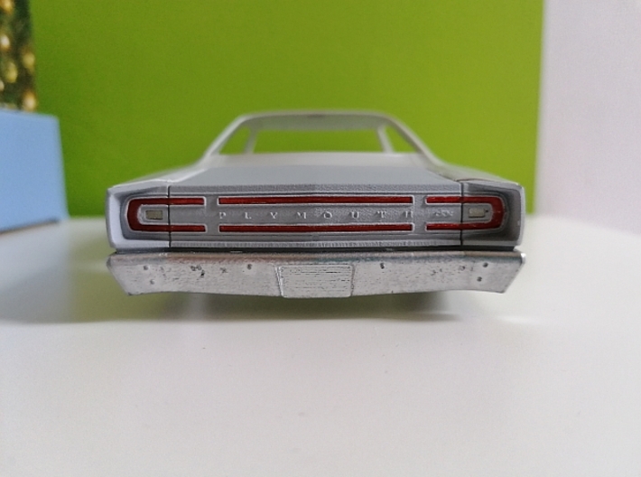 1/25 1968 Plymouth GTX Rearend 3d printed test printed part