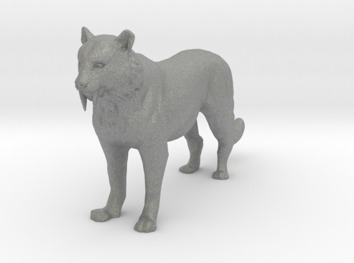 N Scale Saber Tooth Tiger 3d printed This is a render not a picture