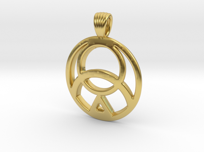Mysterious seal [pendant] 3d printed