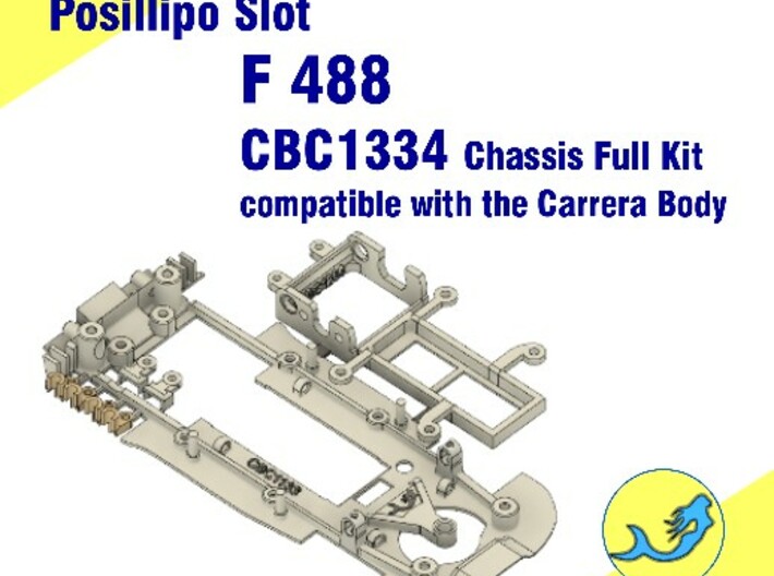 F 488 Chassis Kit CBC1334 3d printed 