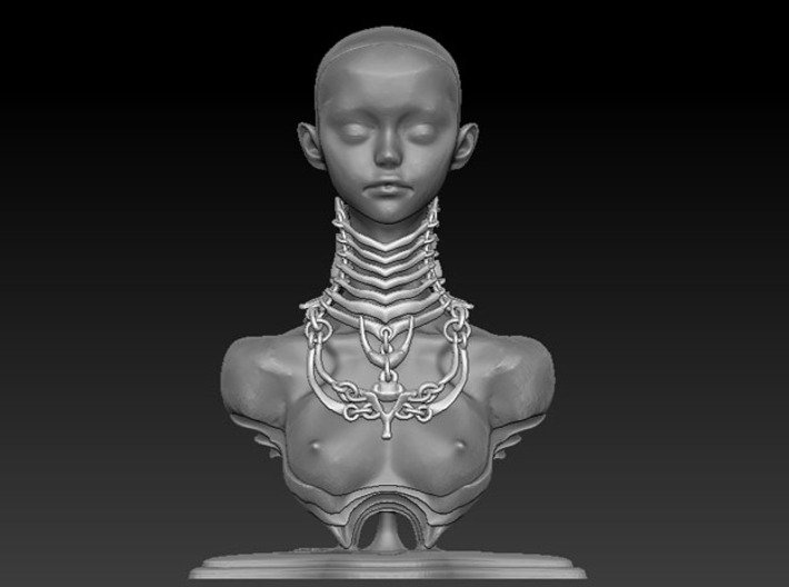 spine_neckless- Girls 3d printed 