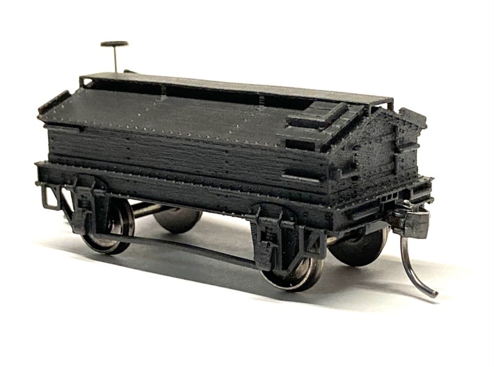 1916 Scale Test Car - Simplified HO Model 3d printed A end of model - model does not come with couplers, wheels, or brake staff