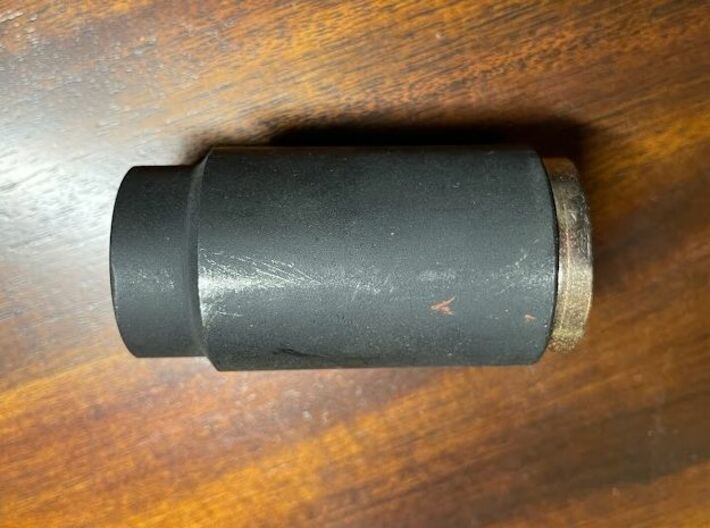 Spica Solenoid locknut socket adapter 3d printed Fitting in the socket