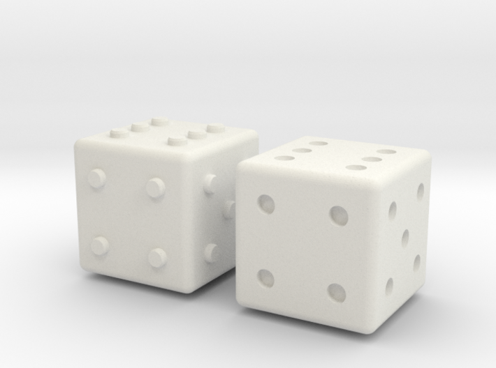 Lego Dice 3d printed