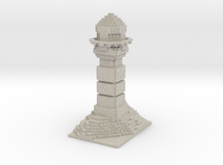 Minecraft Lighthouse 3d printed
