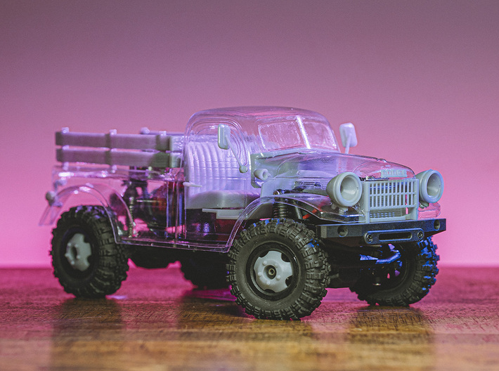 RCN297 Wood side for 1/24 Dodge Power Wagon 3d printed 
