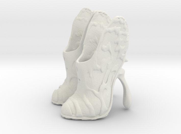 girl- butterfly boots 3d printed