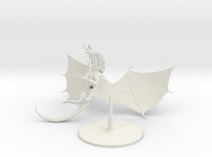 Elder Brain Dragon Flying  3d printed 