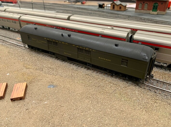 Southern Pacific 70-B-7 Baggage Floor and Ends 3d printed 