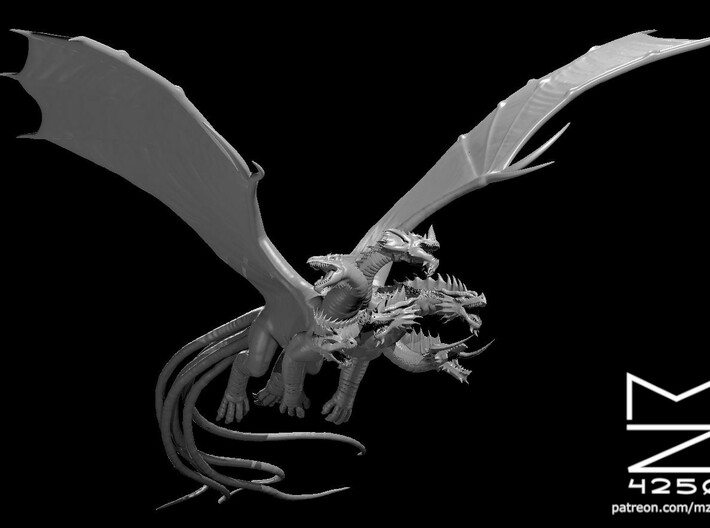 Dracohydra - Flying 3d printed