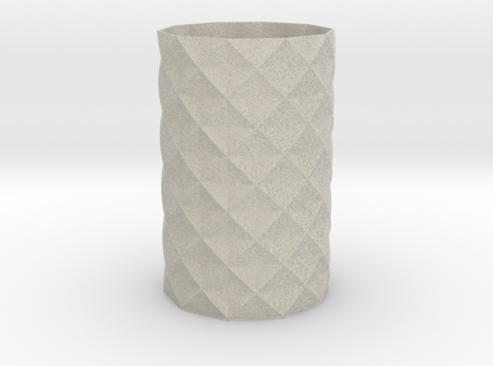 Patterned Mathematical Vase (100mmx60mm) 3d printed