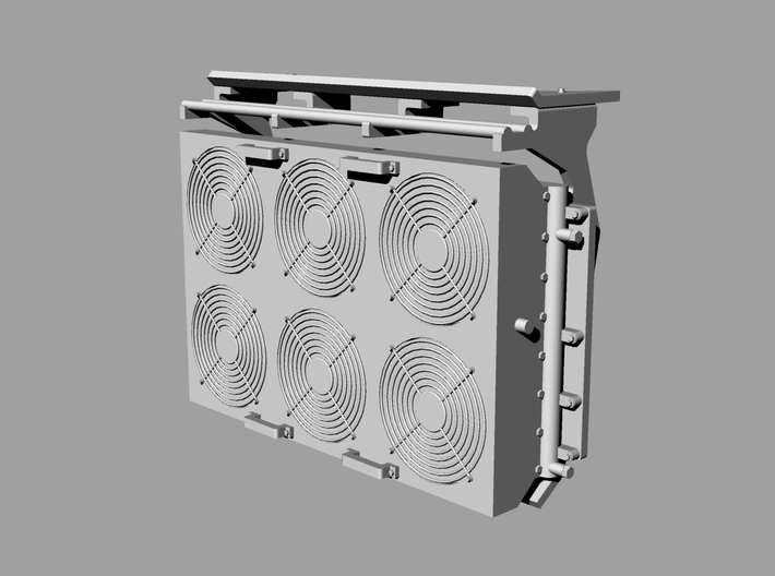 Stryker M1128 MGS Air-Conditioner Unit 3d printed 