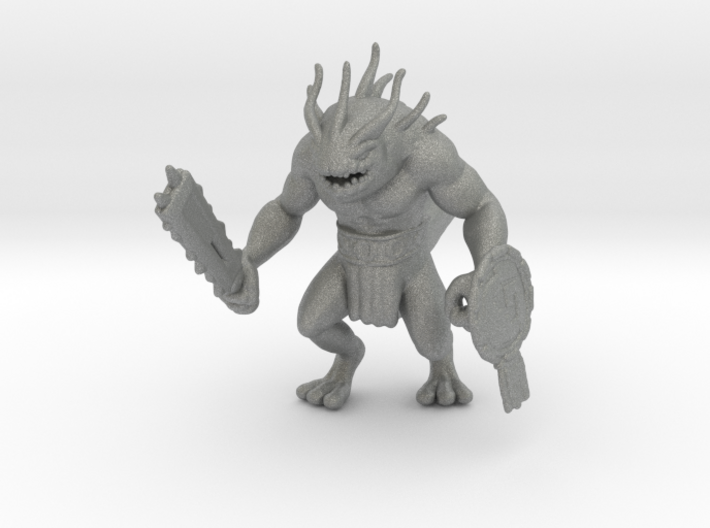 Axolotl Warrior miniature model fantasy games dnd 3d printed