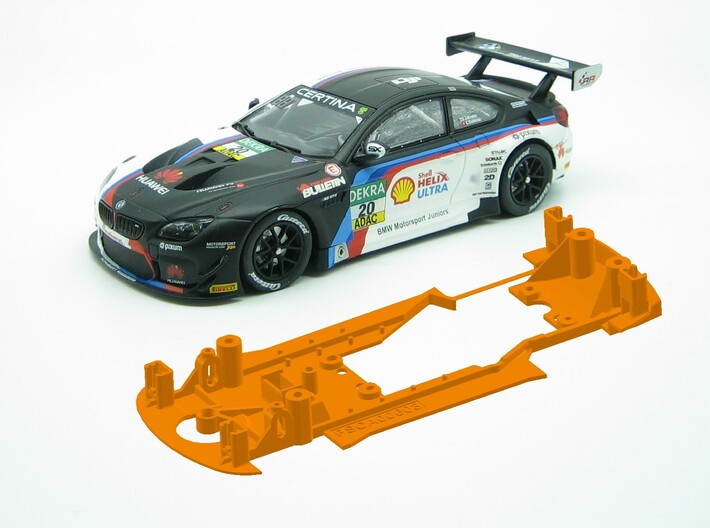 PSCA00603 Chassis Carrera BMW M6 GT3 3d printed 