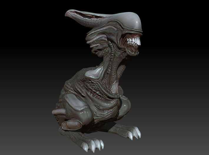 nighthare - the demon rabbit nobody asked for 3d printed 