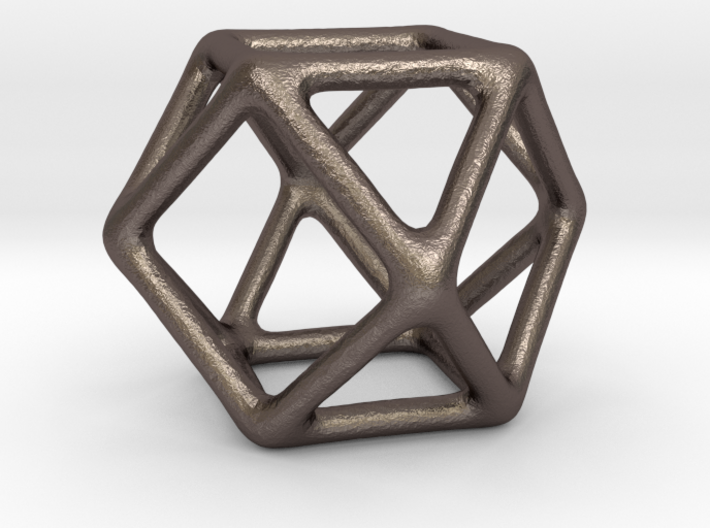 Polyhedral Jewelry: Cuboctahedron 3d printed 