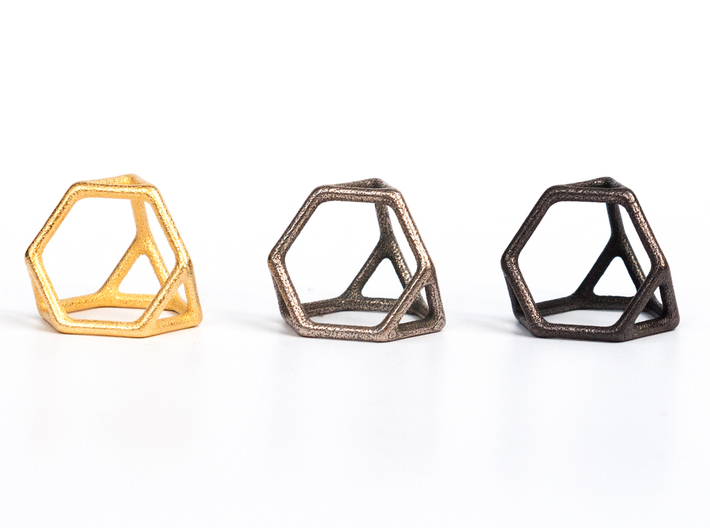 Polyhedral Jewelry: Truncated Tetrahedron 3d printed 