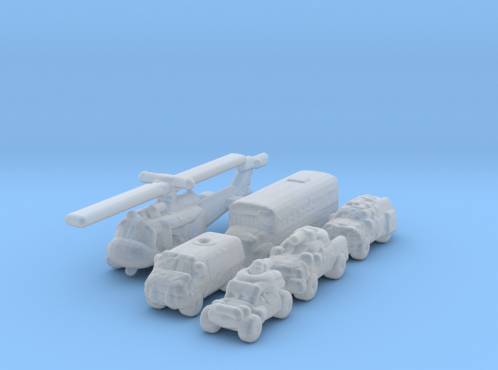 Terminator - Resistance Vehicles 1/600 3d printed 