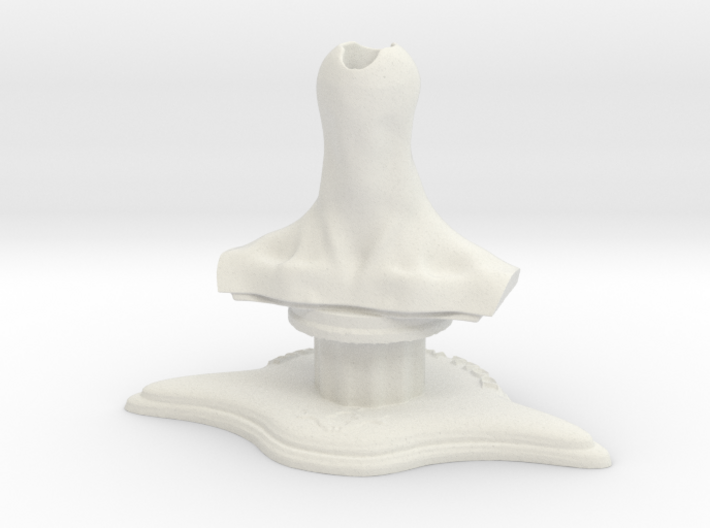 girl-wigstand-S 3d printed 