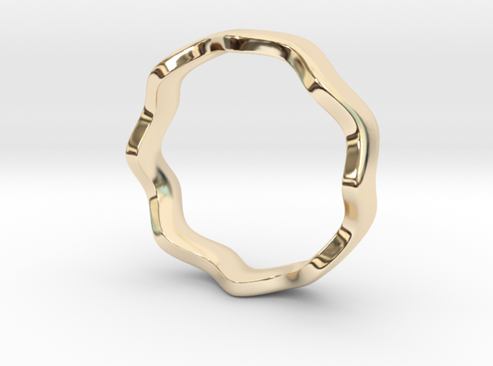 WR-STACK-S08-D001 Women Stack Ring 3d printed