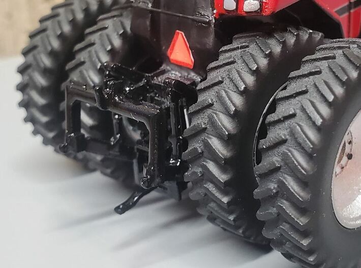 1/64 Scale Tractor 3 Point Hitch and Rear Detail  3d printed 