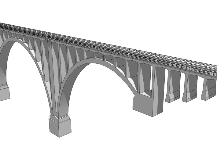 North Fork Bridge Section 2 Z scale 3d printed 