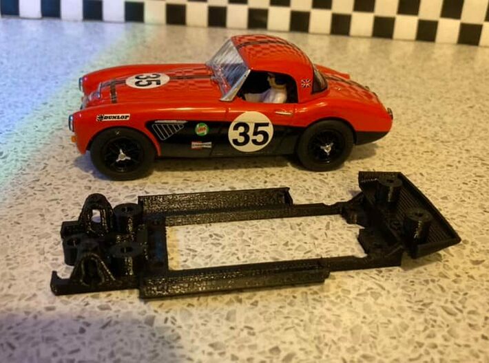 Chassis for Ninco Austin Healey 3000 3d printed 