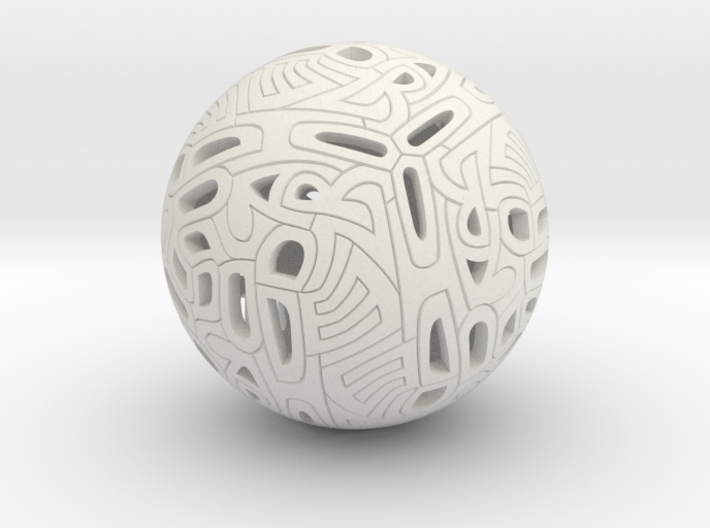 Dodecahedron Autologlyph 3d printed