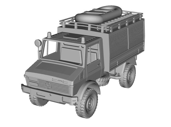 Unimog Feuerwehr RW1 in 1/120 TT-Scale 3d printed 