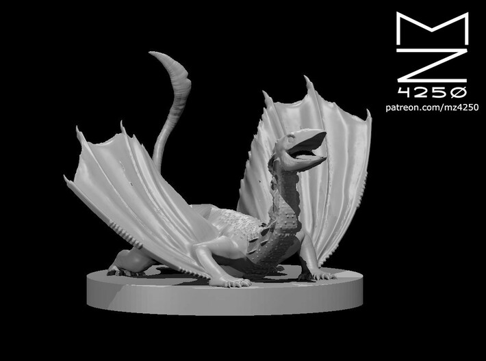 Deep Dragon Wyrmling 3d printed
