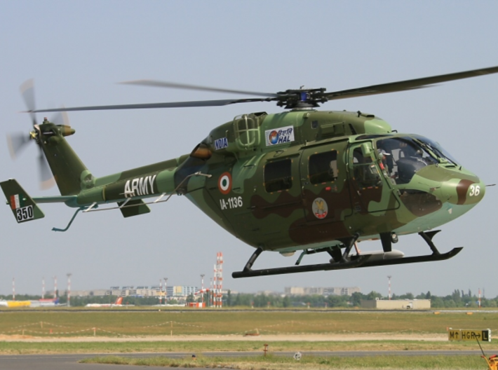 HAL Dhruv Utility Helicopter 3d printed 