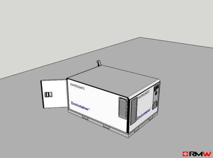 HO/1:87 Envirotainer RAP E2 x2 (kit) 3d printed Back