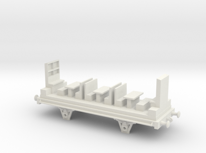 HO/OO Celebration Coach Chassis Chain 3d printed