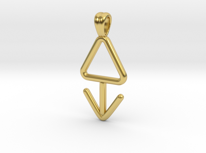 Symbolic 03 [pendant] 3d printed