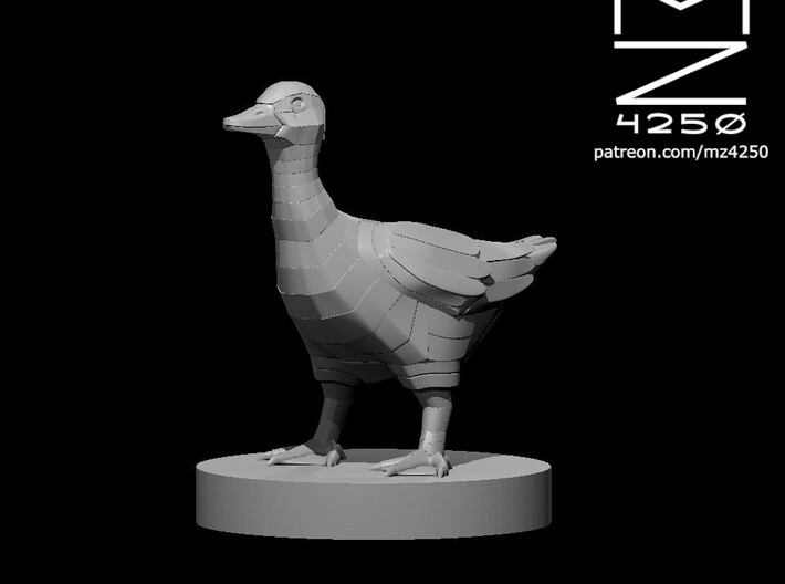 Clockwork Duck 3d printed