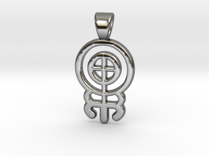 Symbolic 05 [pendant] 3d printed