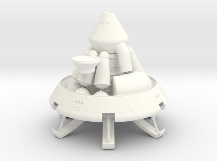 1/144 MARS EXCURSION MODULE W/ ASCENT STAGE 3d printed