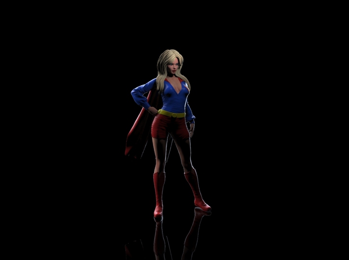 Supergirl  3d printed 