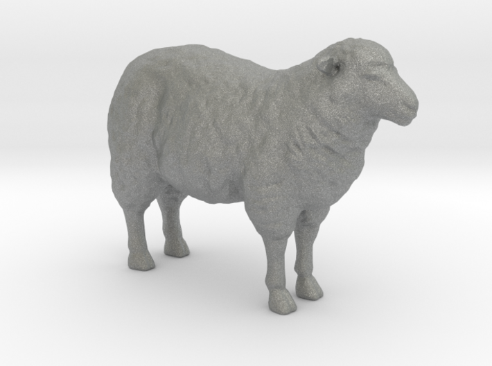 Plastic Sheep v1 1:48-O 3d printed