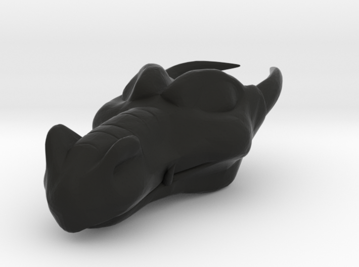Dragon Pendant (Full Head) -v1b 3d printed