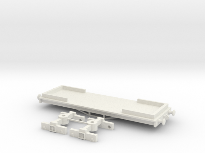 HO/OO RWS Works Unit/Mail Coach Chassis Chain 3d printed