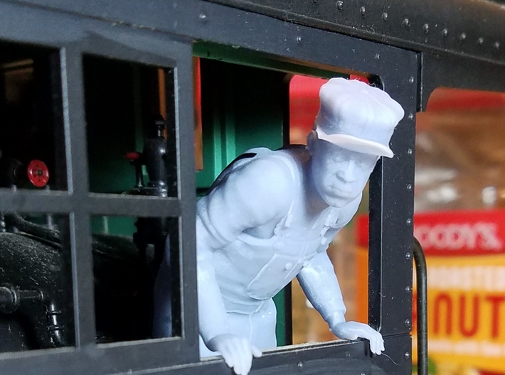 NG Harry leaning out Connie window 3d printed 