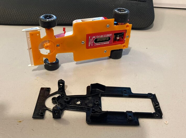 NSR F1 (86-89) for SLOT.IT motor mount chassis 3d printed 