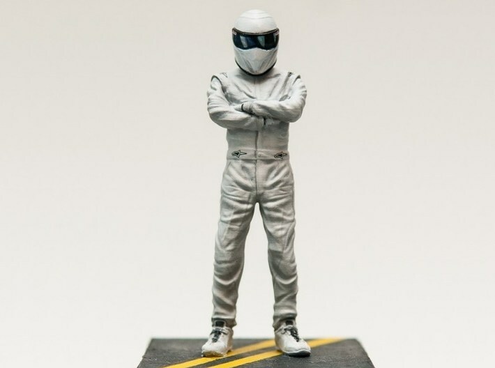 1/32 scale Stig F1 racing driver figure 3d printed