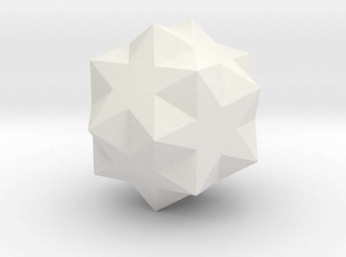 Small Ditrigonal Icosidodecahedron 3d printed