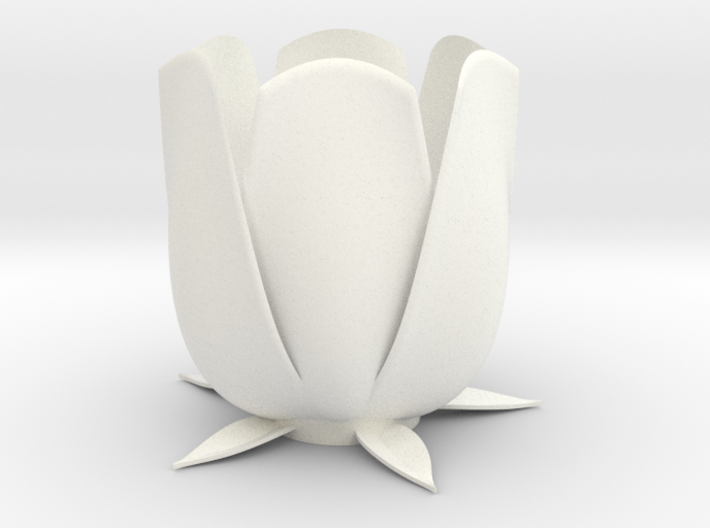 Tulip candle holder 3d printed