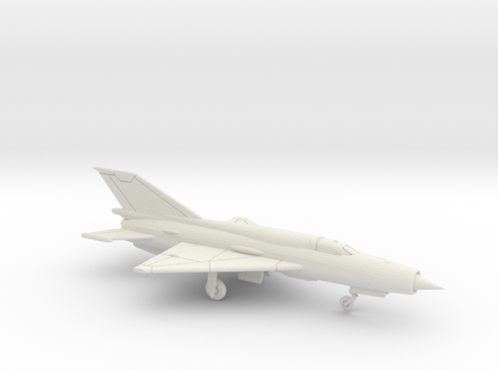 MiG-21bis Fishbed (Clean) 3d printed 